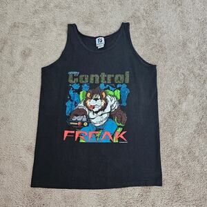 Vintage 1993 Men's Remote Control Freak Tank Signal Artwear USA Made Large
